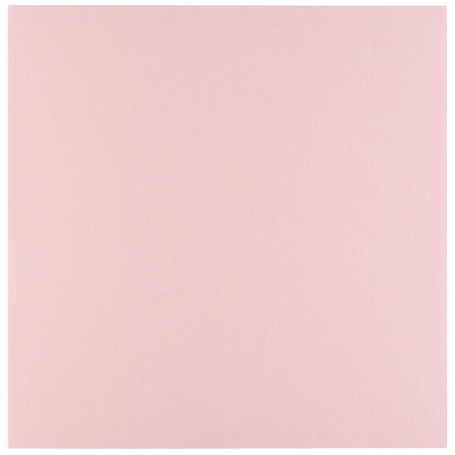 Florence Papier Cartonné en Lin Rose 250 g – Papier Scrapbooking 30,5 x 30,5 cm – Papier Cartonné Couleur – Invitations Élégante