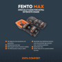 FENTO Max | Genouillères extra longues pour homme | Protection des genoux robuste avec sangles réglables | Genouillères conforta