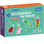 Smowo® Kit de Loisirs Créatifs avec Perles pour 9 Porte-clés Animaux - Cadeau de Bricolage Enfant avec Scoubidou, Perles et Fil,
