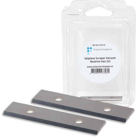 Lame de rechange en gel - Raclette à vide - 2 pièces - Élimine également la peinture.