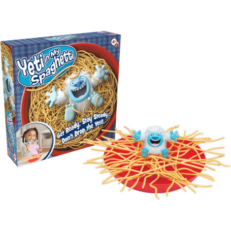 Goliath - YÉTI dans Mes Spaghettis - Jeu de Société d’Adresse Amusant pour Famille & Enfants dès 4 Ans - Ne Faites Pas Tomber Le