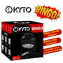 Jeu de Bingo Tambour en métal 18 Billets de Bingo 75 Boules de Bingo 150 jetons Plateau de Jeu + 500 Cartes de Bingo Noir Adulte