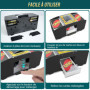 Vonsera Mélangeur de Cartes Électronique Automatique, Trieur pour 1 à 2 Jeux, Distributeur de Cartes pour Jeux de Type UNO, Poke
