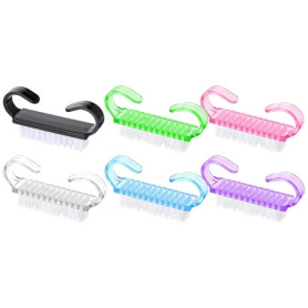 6 Pièces Brosse à Ongles, Brosse Ongles Main en Plastique, Brosses à Ongles à Manche, Brosse a Ongles pour Nettoyage Ongle et Pi
