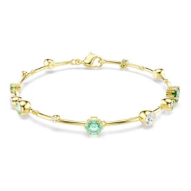Swarovski Bracelet Constella, Tailles variées, Vert, Placage de ton or