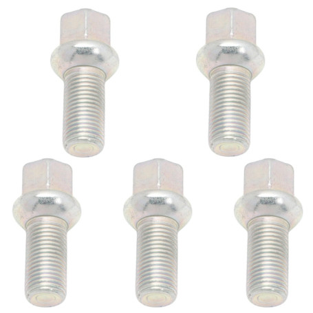 ZEALfix Boulons de goujons d'écrou de roue pour A3 A4 A6 TT Sk-da Fabia 0ctavia Superb, goujons de boulons de roue pour Golf Bor
