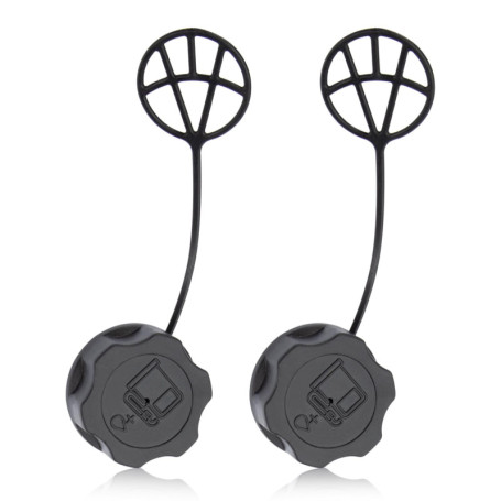 Konuooer Lot de 2 Bouchons de Réservoir Carburant Tondeuse Gazon pour bouchon essence Débroussailleuse 33CC 43CC 52CC CG430 CG52