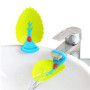 LHKJ 2 Pièces Extension de Robinet Enfant, Évier Poignée Extension Extension Robinet Lavabo Style de Feuille pour Lavage des Mai