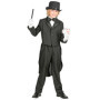 W WIDMANN MILANO Party Fashion - Kit Magicien, Cylindre, Gants et Baguette Magique, White, One Size Enfant Unisexe