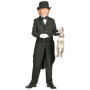 W WIDMANN MILANO Party Fashion - Kit Magicien, Cylindre, Gants et Baguette Magique, White, One Size Enfant Unisexe