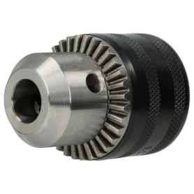 vhbw Mandrin de perceuse 1,5-13mm - 13mm (1/2) x 20 compatible avec Hitachi, Panasonic, Ryobi, Black & Decker