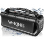 W-KING 30W Enceinte Bluetooth Puissante, Portable Puissant Haut Parleur Speaker, 24 Heures d’Autonomie en Lecture, Enceinte de C