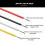 GSRECY Jaune et Rouge 100 LED Arrêt Dynamique Circulant Clignotants Frein Arrière Feu arrière Remorque Camion Van Camion (Pack d