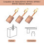 CODIRATO 4Pcs Balais de Charbon en Cuivre Brosse À Charbon Outil Charbons pour perceuses pour MAKITA CB-440/ CB-448 CB-436/19502