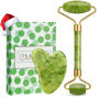 Jade Roller Gua Sha Visage Rouleau Face Facial pierre veritable Kit Massage Set Soin de la peau pour Anti-âge Réduire Les Rides 