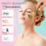 Jade Roller Gua Sha Visage Rouleau Face Facial pierre veritable Kit Massage Set Soin de la peau pour Anti-âge Réduire Les Rides 