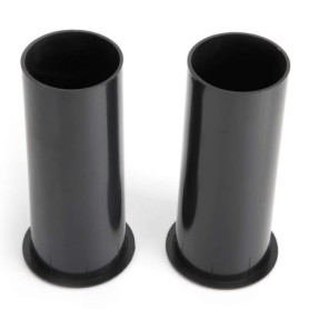 VBESTLIFE Tube inverseur de Haut-Parleur, Tube inverseur de Haut-Parleur de Caisson de Basses à Trou Ouvert de 5.91in 60mm pour 