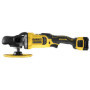 DeWalt Polisseuse rotative XR 18V 5Ah Li-Ion Brushless - 2 batteries DCM849P2-QW Jaune