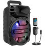Pyle Système d’Enceinte Bluetooth Puissante Portable 30,48 cm- 800 Watts-Haut-Parleur de Karaoké-Entrées USB/FM/Bluetooth/Aux/Mi