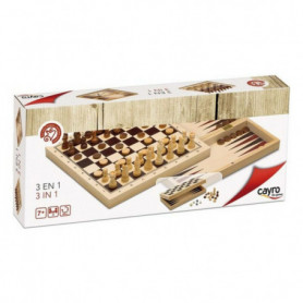 Jeu Cayro 3-en-1 Jeu d'Échecs Backgamon Femmes 27,99 €