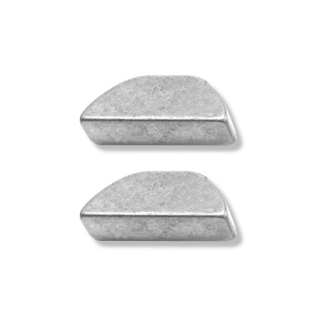 cyclingcolors 2x clavette demi lune pour support de lame tondeuse butee bague motoculture tracteur