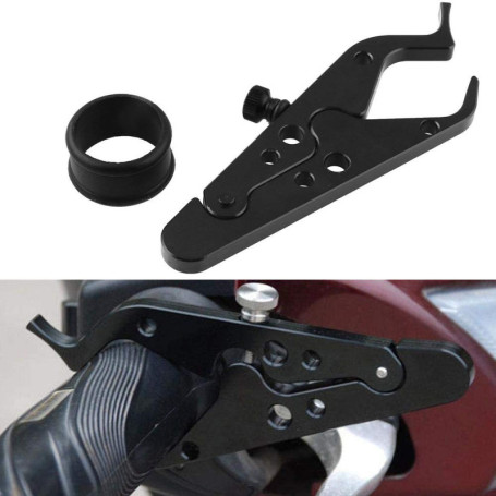 CYSKY Régulateur de vitesse pour moto Système de contrôle des gaz Poignée en aluminium Poignet Serrure à poignée avec anneau en 