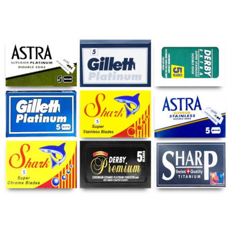 Astra Shark Derby GiIIette Sharp - 45 Lames de Rasage