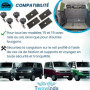 Twowinds - Vis Fixation Cargaison au Rail Compatible avec VW T5 T6 Multivan Transporter California - 7h5883084c - Support Protec