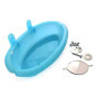 Baignoire Perroquet,Baignoire pour Perroquet avec Miroir pour Animal Domestique Accessoires de Cage pour Oiseau Miroir de Bain B