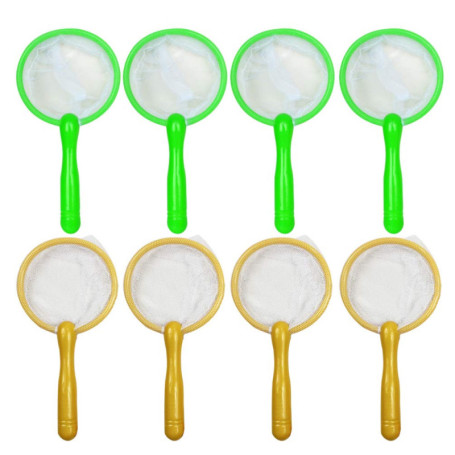TOYANDONA 10 Pcs Mini Filet de Pêche Petit en Plastique Insecte Attraper Filet de Pêche Net pour Enfants Enfants