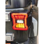 SXMA Feux arrière à LED Les Plus récents pour Feux de recul pour Feux de Position arrière Wrangler JK 07-17 (Euro Version)