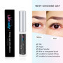 Libeauty Colle Rehaussement de Cils Adhésif pour laminage des sourcils, colle permanente pour cils super collante avec le pincea