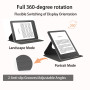 Étui pour Kindle Paperwhite 12ème génération 2025/2024 7" - Étui rotatif à 360° pour Kindle Colorsoft Signature Edition 2024 - S