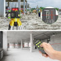 Huepar Niveau Laser Rotatif Auto-Nivellement Kit, Outil de Rouge Niveau Laser Rotatif Intérieur/Extérieur Faisceau Laser Horizon