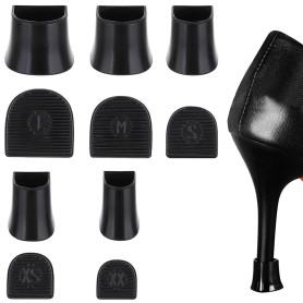 JEYORZY 5Paires Embouts Talons Femme Haut Talon Protecteurs Talon, Protège-Talons Hauts, Protège-Talons, Protege Talon Chaussure
