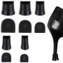 JEYORZY 5Paires Embouts Talons Femme Haut Talon Protecteurs Talon, Protège-Talons Hauts, Protège-Talons, Protege Talon Chaussure
