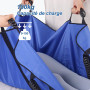 Drap De Glisse Pour Personnes Ãgées 100 * 120 Cm, Slide Sheet With 8 Handles, Patient Transfer Sheet Pour Lève Personnes Pour Pe