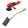 Create idea Lot de 2 Paires de Balais de Charbon pour Meuleuse D'angle 15 X 7 X 6,3 Mm Compatible avec Flex LE1503VR LBR1506VR L