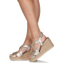 Geox D Ponza Espadrille Wedge SandalesFemme