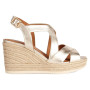 Geox D Ponza Espadrille Wedge SandalesFemme