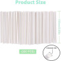 Shirene Baton Pop Cake,200 Pièces Batonnet Pop Cake 10cm Sucette Baton Sucette Pop Cake Bâtonnets en Papier pour Gâteaux pour Fa