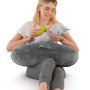 JOVELL Coussin d'allaitement, Coussin de Soutien Ergonomique Multifonction pour Mères, Coussin d'allaitement Extra-Large avec Po