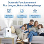 Levoit Humidificateur d'Air 6L Haut Remplissage, Intelligent WiFi Froid pour Bébé, 26dB Ultrasonique Silencieux, Jusqu'à 60 H po