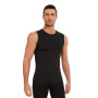 AMZSPORT Lot de 5 Débardeurs Homme Respirant, Maillot de Compression, T-Shirt Fonctionnel, T-Shirt de Course, Débardeur sans Man
