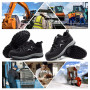 CYKYGGO Chaussures de Sécurité Hommes Femme légère Chaussures de Travail Confortable Embout Acier Protection Baskets De Sécurité
