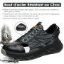 RUGNOR Chaussures de Sécurité Hommes Femmes Légère Basket de Securite Confortable Antidérapante Respirante Chaussure de Travail 