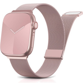 Métal Bracelet Compatible avec Bracelets Apple Watch 40mm 41mm 38mm 42mm 44mm 45mm 46mm 49mm Magnétique Métal bracelet pour iWat