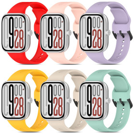 BDIG 6 Pièces Bracelet en Silicone Compatible avec Xiaomi Redmi Watch 5/Xiaomi Redmi Watch 4 Femme Homme,Sport Bracelets Respira