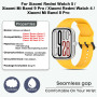 BDIG 6 Pièces Bracelet en Silicone Compatible avec Xiaomi Redmi Watch 5/Xiaomi Redmi Watch 4 Femme Homme,Sport Bracelets Respira