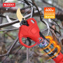 Secateur Electrique sans Fil 50mm avec Perche Télescopique: Coupe Branche Telescopique avec 2 x 2000mAh Batterie - Sécateur Élec